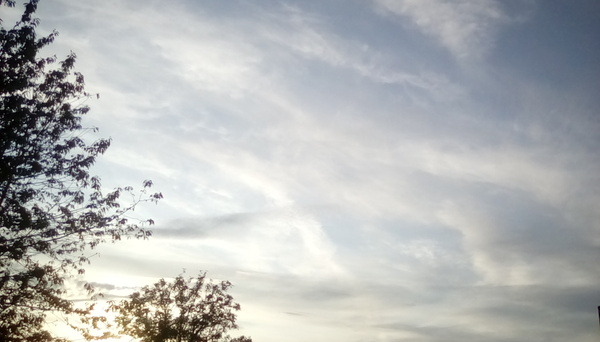 Post a photo of the sky where you live
