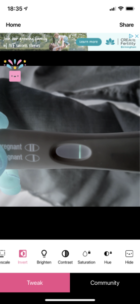 10dpo faint line?