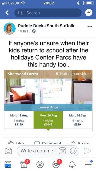 To wonder why on earth anyone goes to Center Parcs?!