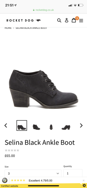 Heeled brogues/shoe boots