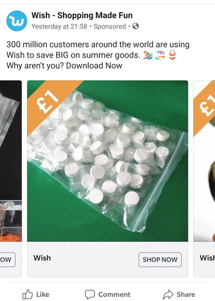 To ask what this item from wish is?