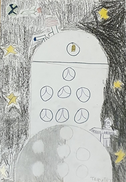 What should the first hotel on the moon look like? Share your children’s drawings