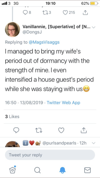 "Transwomen have periods"