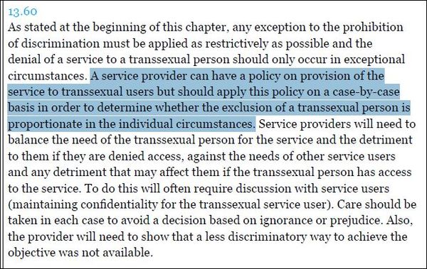 Shocked by YHA transgender policy wording