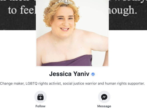 Yaniv's blue tick