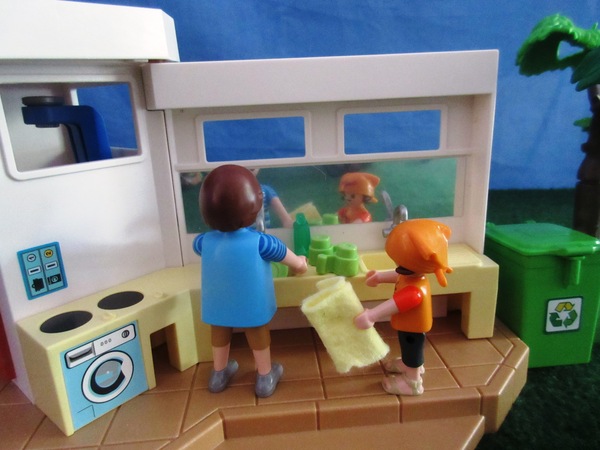 It's the summer holiday season for the Playmobil people in our house...