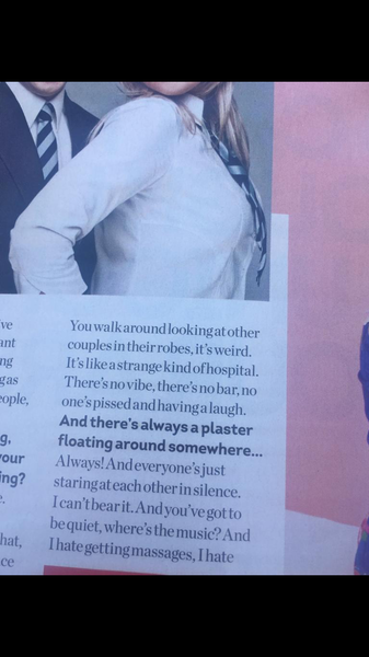 To think a ‘spa day’ sounds pretty miserable, really?