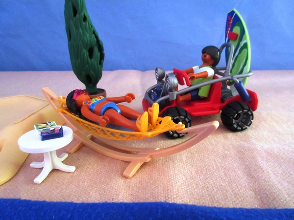 It's the summer holiday season for the Playmobil people in our house...