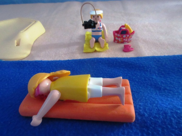 It's the summer holiday season for the Playmobil people in our house...