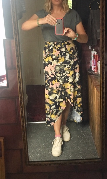 I’m in love with my new long swishy skirts