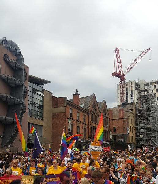 Shocking behaviour towards lesbians at Leeds 'pride' today