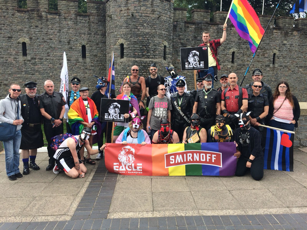 Furries & gimp masks at Surrey Pride