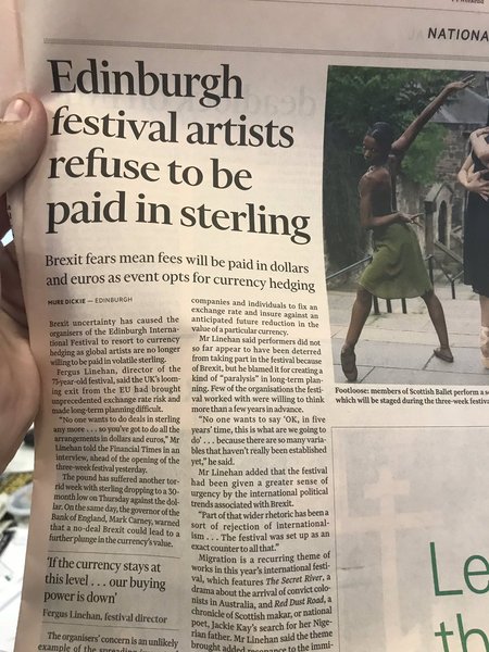 Westministenders: Brexit Preppers Are Traitors Who Don't Believe Enough