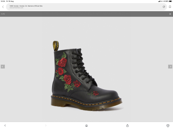 Embroidered Vegan boots?