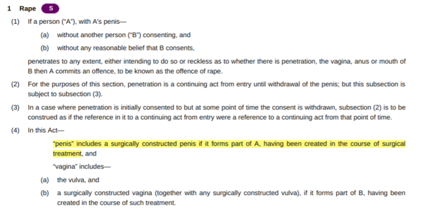 6 women 'convicted of rape'