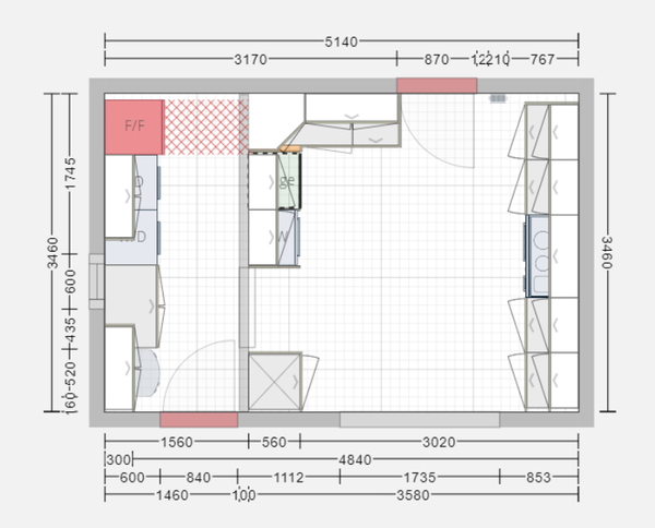 Critique my Kitchen & Utility plans