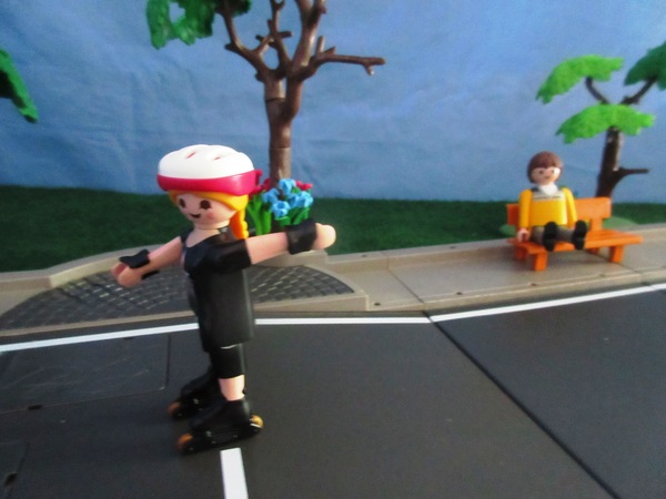 It's the summer holiday season for the Playmobil people in our house...