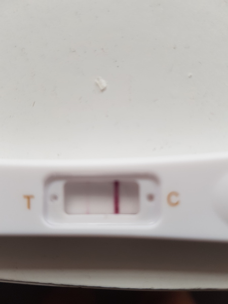 Faint line 13dpo