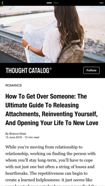 Break up support thread