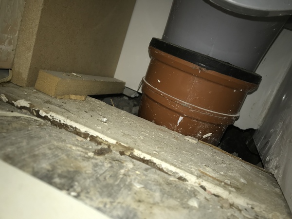 Downstairs toilet smell