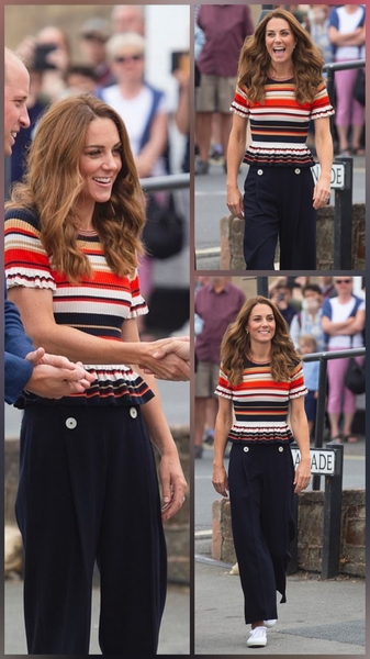 Royal style & gossip: Breton stripes and skinny jeans...