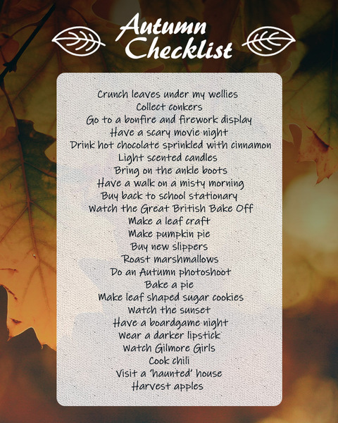 Anyone Else Excited For AUTUMN :-)