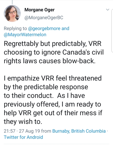 The 24 year harassment of  the Vancouver rape relief and women's shelter