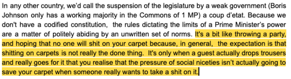 Westminstenders: Game On?