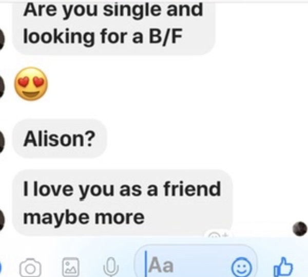 To think you wouldn’t give your number out to someone in a relationship.