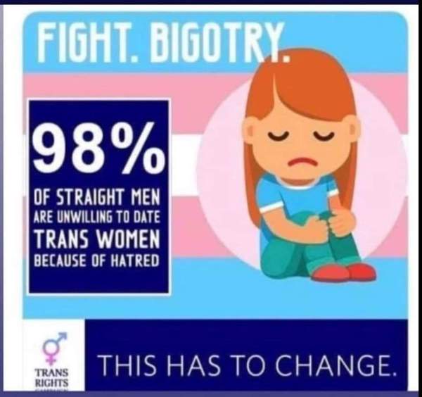 Interesting Twitter poll/thread asking straight men if they would date a TW