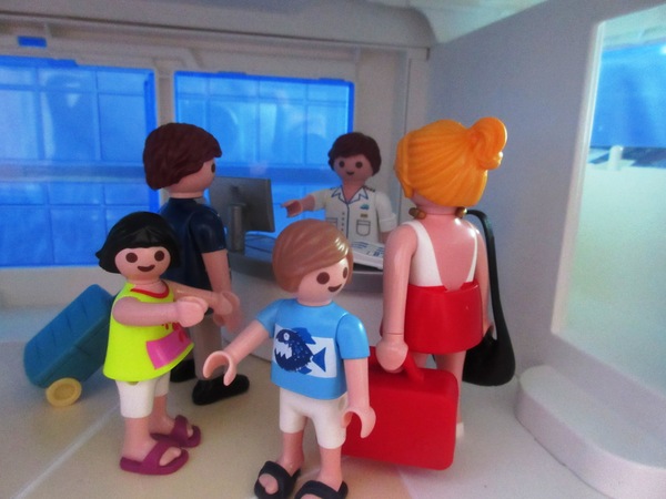 It's the summer holiday season for the Playmobil people in our house...