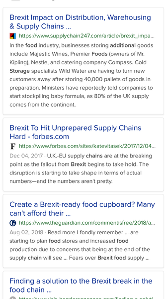 To let you know that panic buying starts next week.