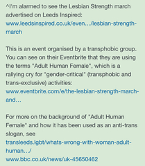 Supporting our lesbian sisters THREAD EDITED BY MNHQ AT OP'S REQUEST