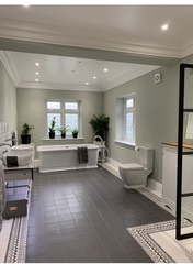 Show me your bathrooms please