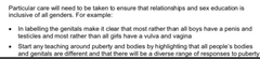 To want to know exactly what LGBT teaching in schools will entail?