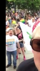 Shocking behaviour towards lesbians at Leeds 'pride' today