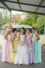Bridesmaid dresses - would these look odd?