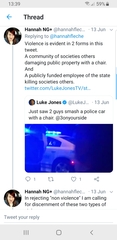 Bragging about hitting women