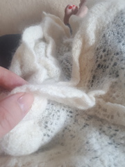 Help! Relative has made a beautiful blanket for our firstborn and I've ruined it (I think)