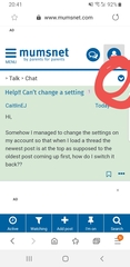 Help!! Can’t change a setting