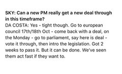 Westminstenders: Promises, promises