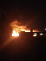 The school is on fire!!