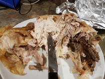 Dodgy looking roast chicken - HELP!