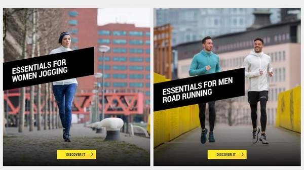 Men "run", women "jog". Is Decathlon BU?