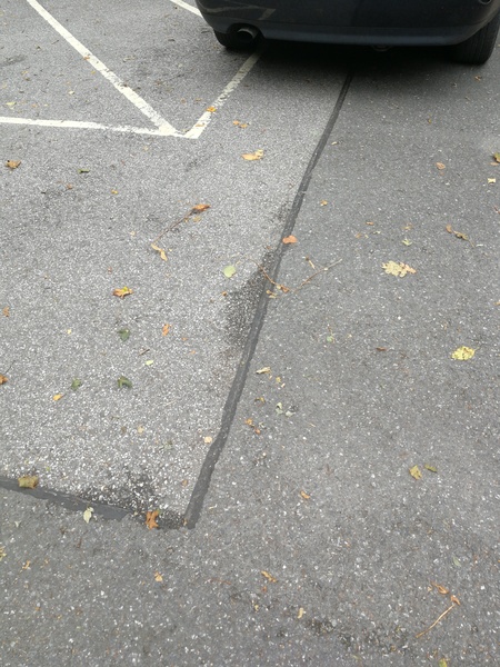 Somebody decided to blame me for someone else's terrible parking!