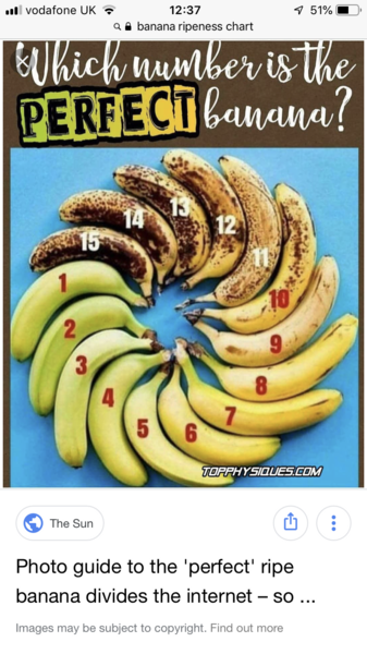 To bin the banana