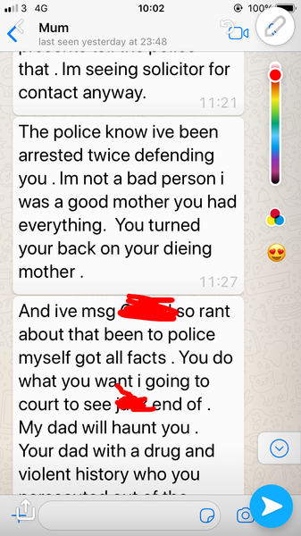 Grandparents rights - denying contact.