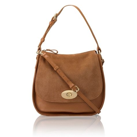 What bag to wear with knee high leather brown boots?