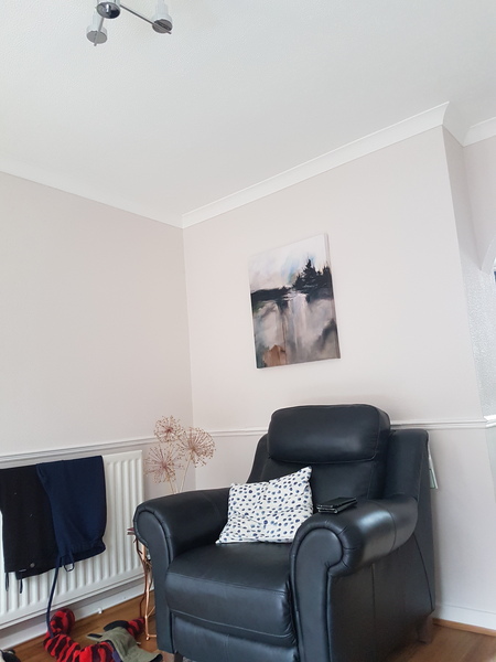 Grey paint too lilac!