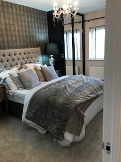 To ask what colour your bedroom is?